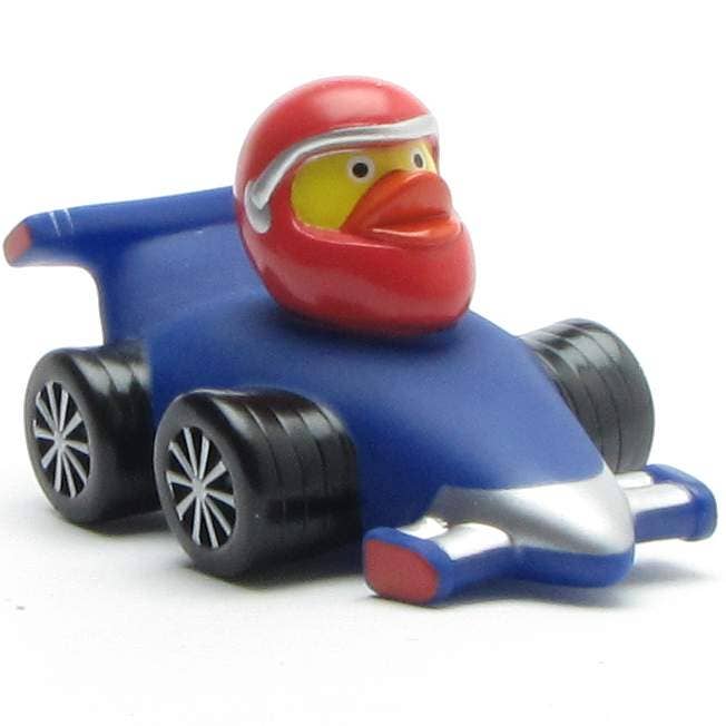 Formula 1 Race Car Duck - Blue