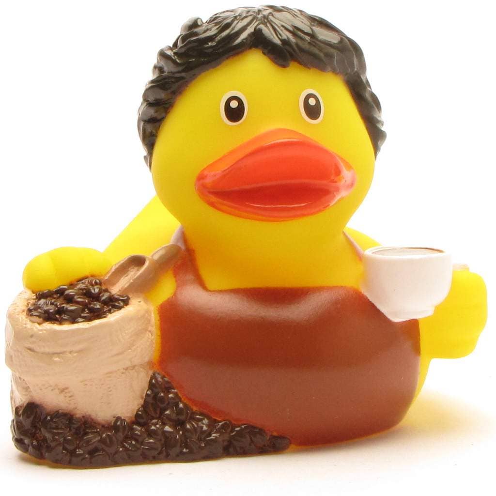 Barista Duck (With Beans)