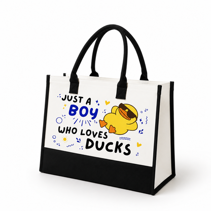 Sac fourre-tout - Juste un garçon qui aime les canards !