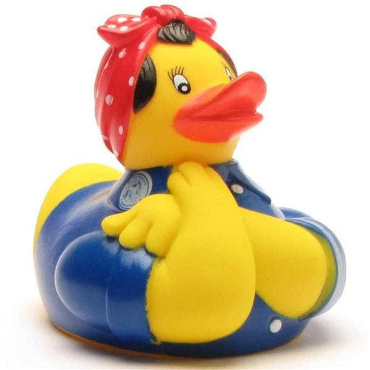 Canard en caoutchouc Rosie la riveteuse