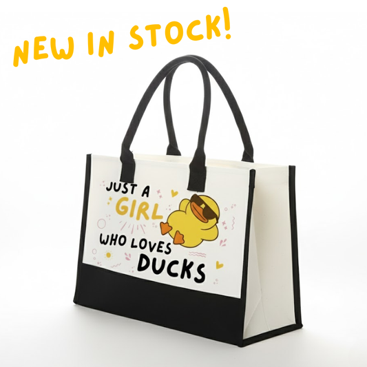 Just A Girl Who Loves Ducks Tote Bag