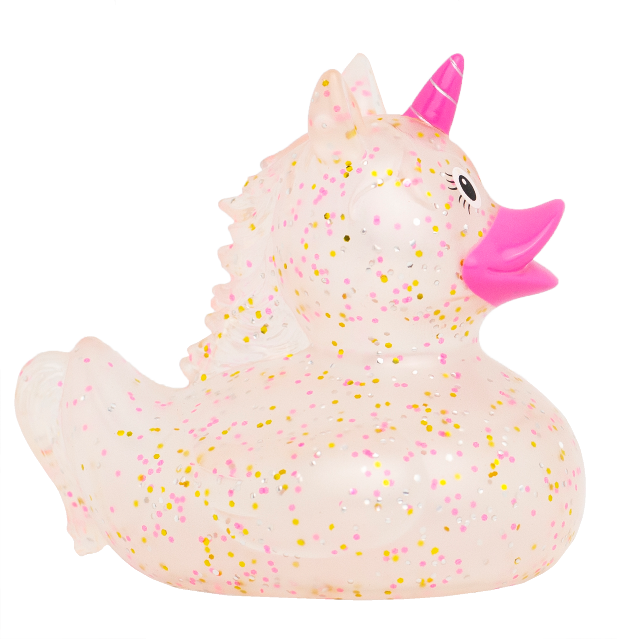 Pink Glitter Unicorn Duck