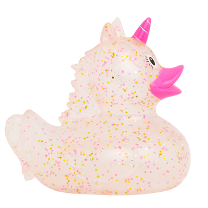 Pink Glitter Unicorn Duck