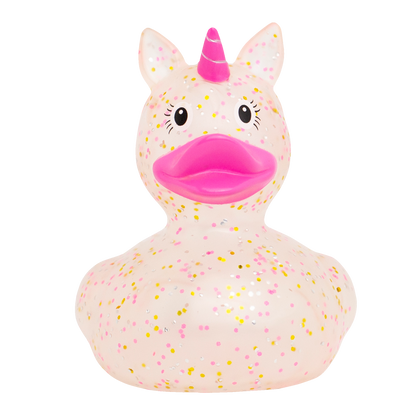 Pink Glitter Unicorn Duck