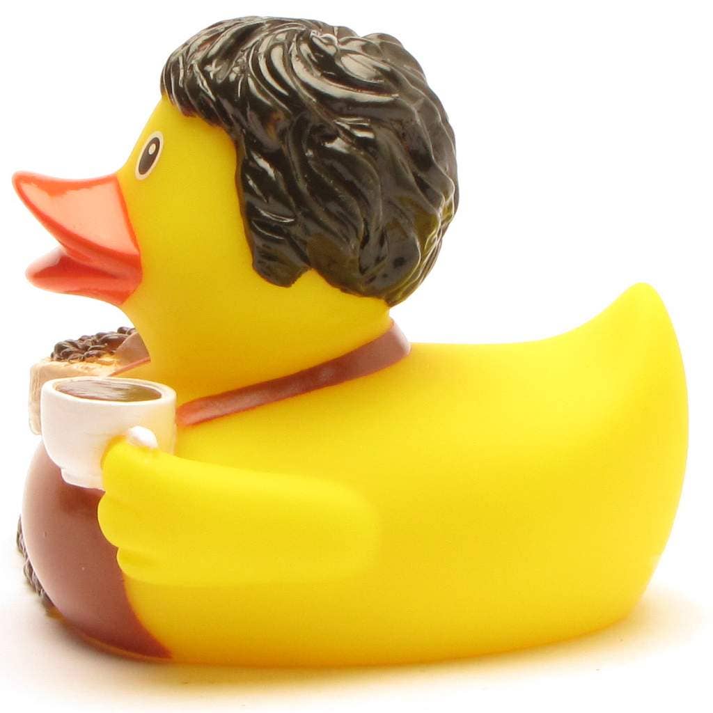 Barista Duck (With Beans)