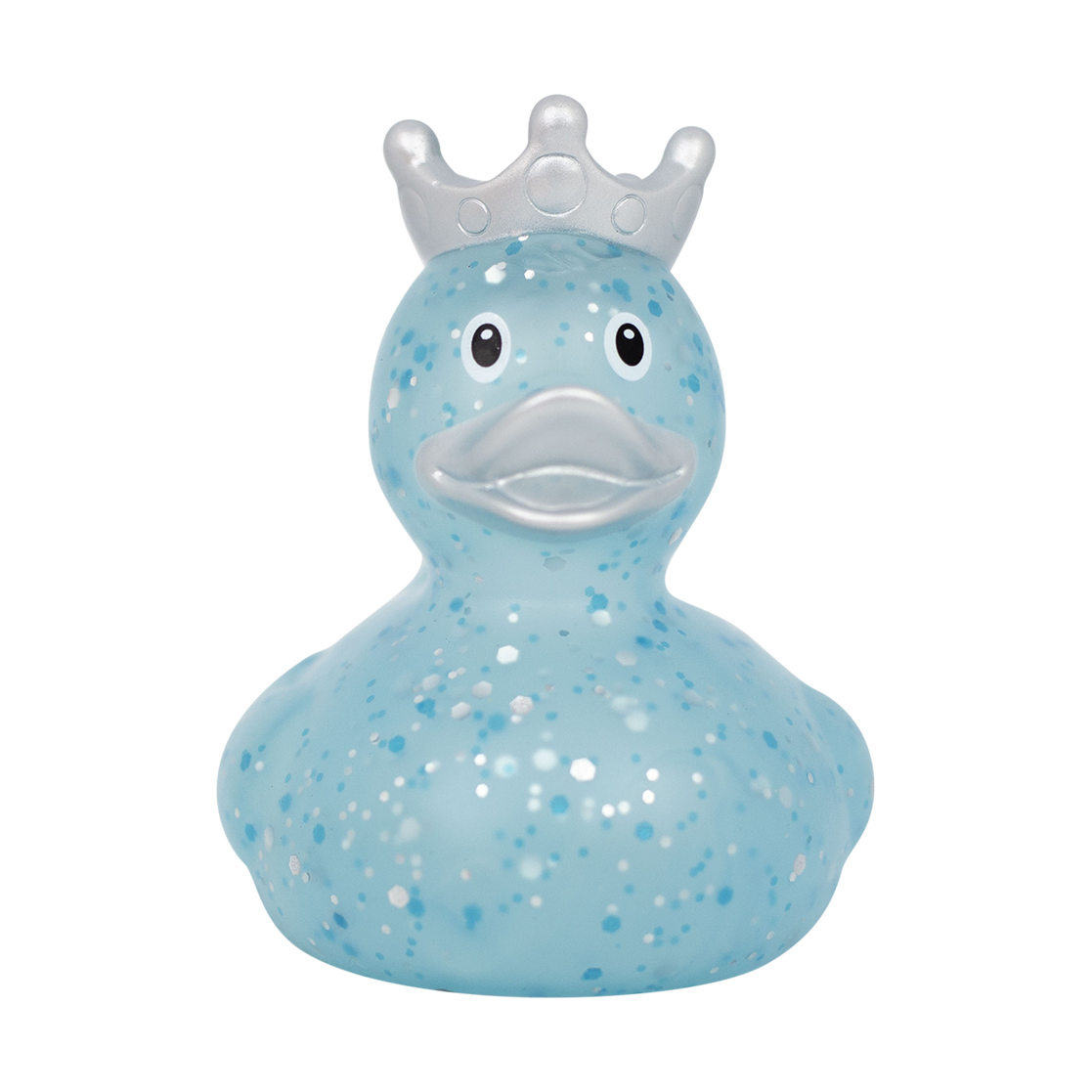 Blue Glitter With Crown