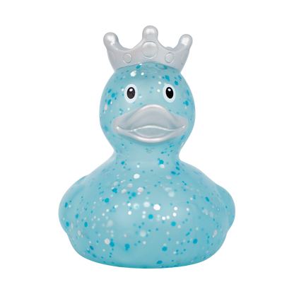 Blue Glitter With Crown