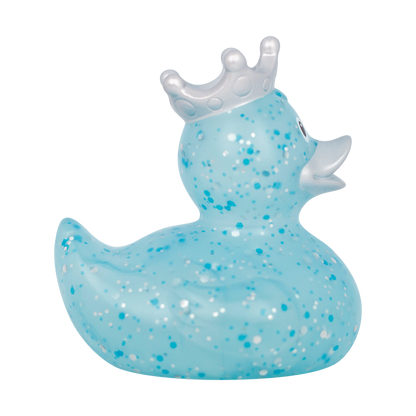 Blue Glitter With Crown