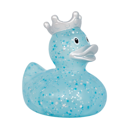 Blue Glitter With Crown
