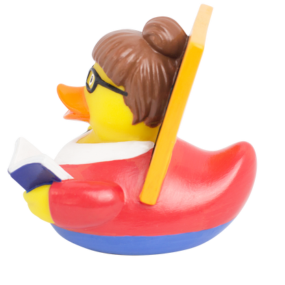 Teacher Duck with Blackboard