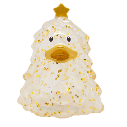 Glitter Christmas Tree Duck