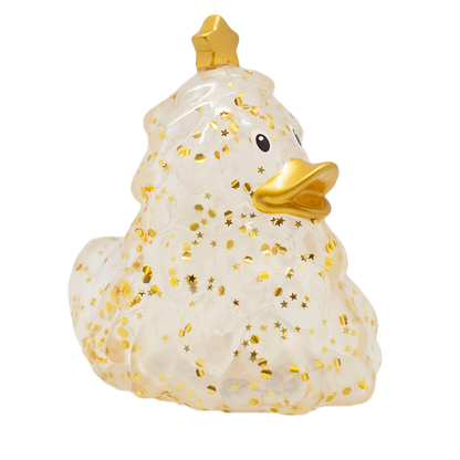Glitter Christmas Tree Duck