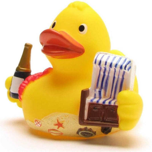 Beach day rubber duck