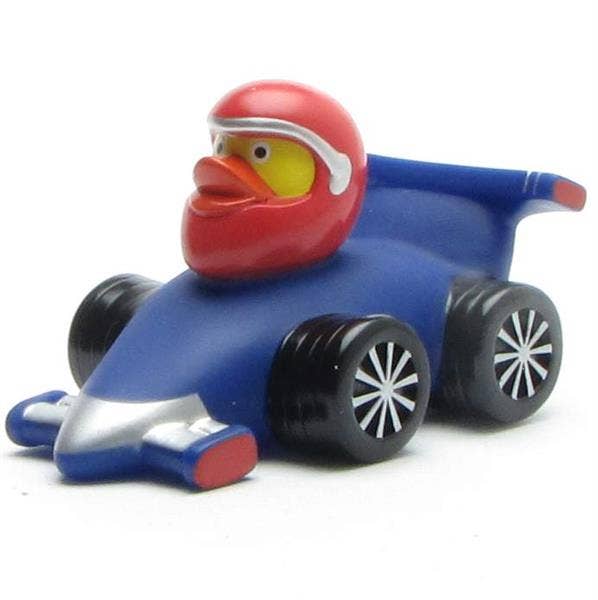 Formula 1 Race Car Duck - Blue