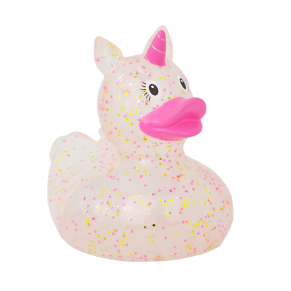 Pink Glitter Unicorn Duck