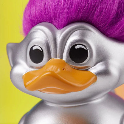 Trolls: Silver Troll (Silver with Purple Hair) TUBBZ First Edition