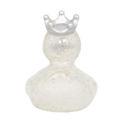Silver Glitter With Crown