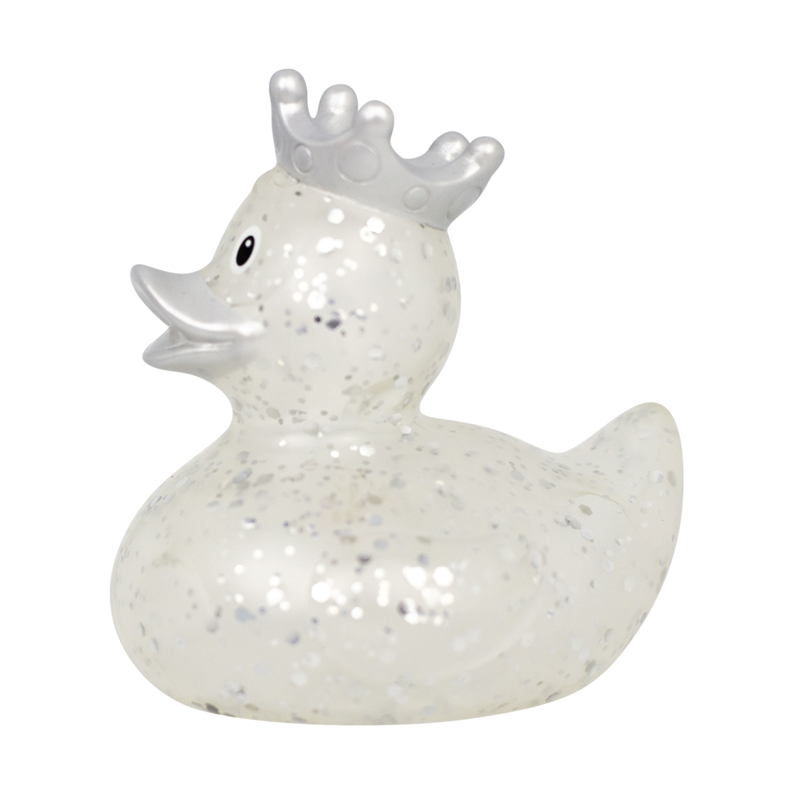 Silver Glitter With Crown