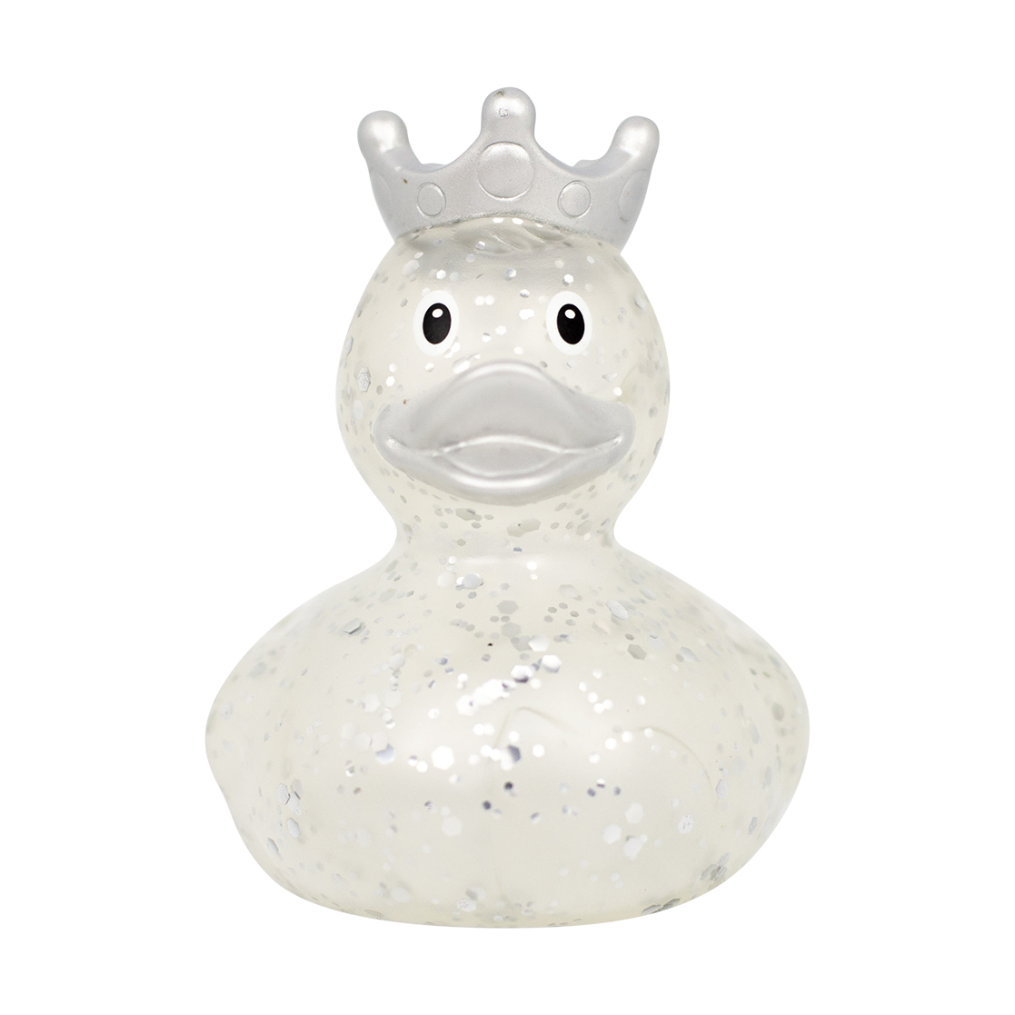 Silver Glitter With Crown