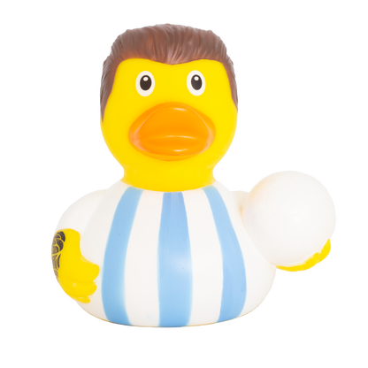 Soccer Duck (Blue & White)