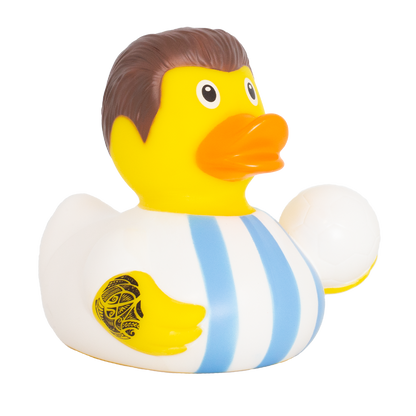 Soccer Duck (Blue & White)