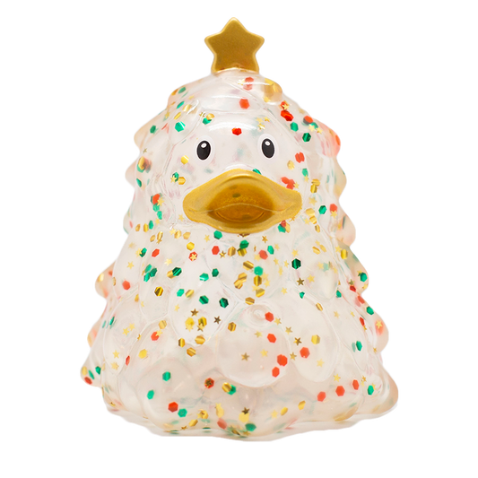 Glitter Christmas Tree Duck