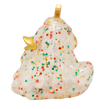 Canard sapin de Noël à paillettes