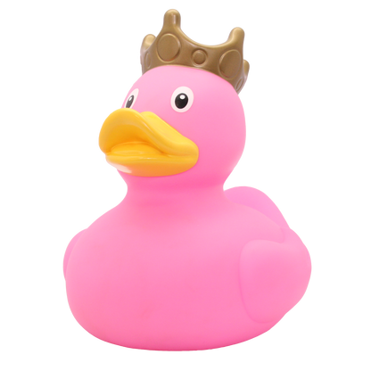 XXL Pink Duck with crown