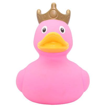 XXL Pink Duck with crown