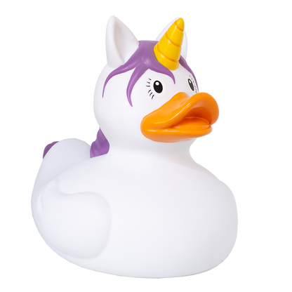 XXL White Unicorn Duck